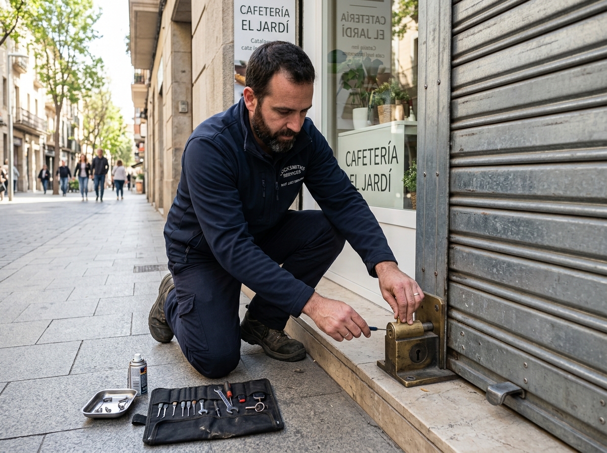 Reparación de persianas y cierres metálicos de comercios